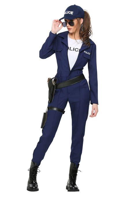 women cop costumes|Amazon.com: Police Officer Costume Women: Clothing, Shoes